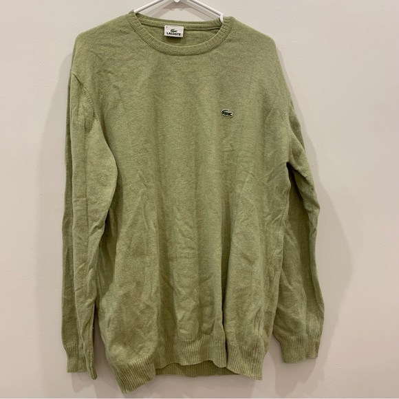 Light green Lacoste sweater - Picture 1 of 9